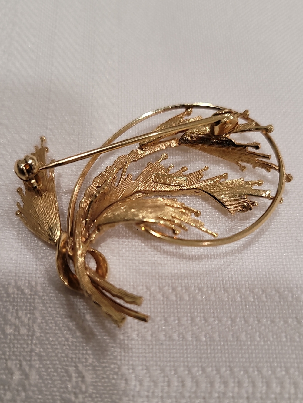 8k Solid Gold Brooch Vintage - Picture 2 of 4
